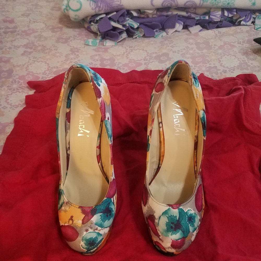 Flowered corset Mochi Heels - Picture 2 of 3